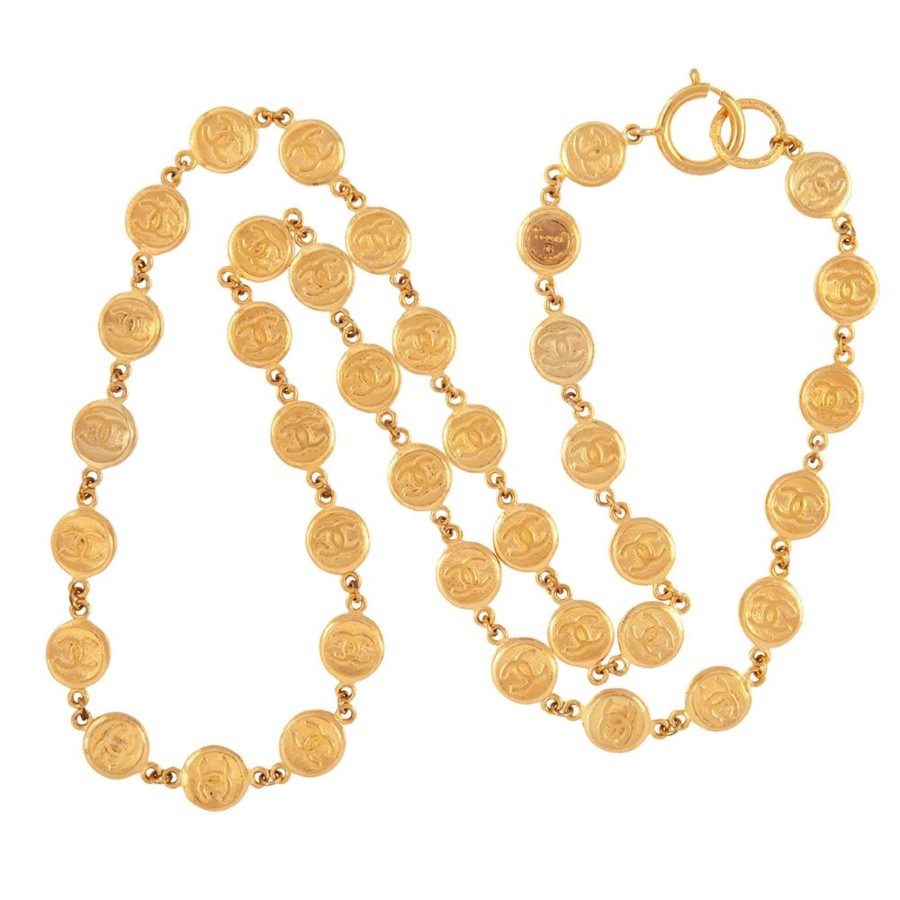 Chanel CC MEDALLION HAUTE COUTURE Golden Metal ref.716463 - Joli Closet